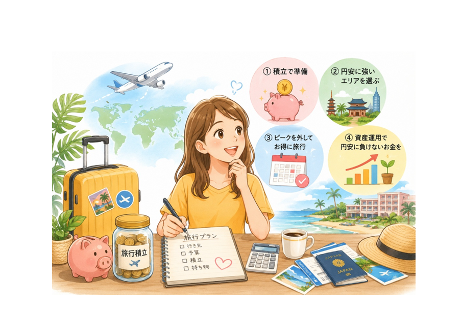 海外旅行8.8%減・円安1ドル162円 ——それでもあなたの夏旅行費は守れる
